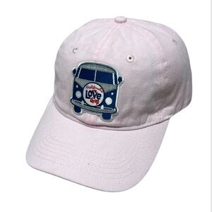 Port & Company pink Strapback Hat Cap Skater California Love Drop campervan OSFM